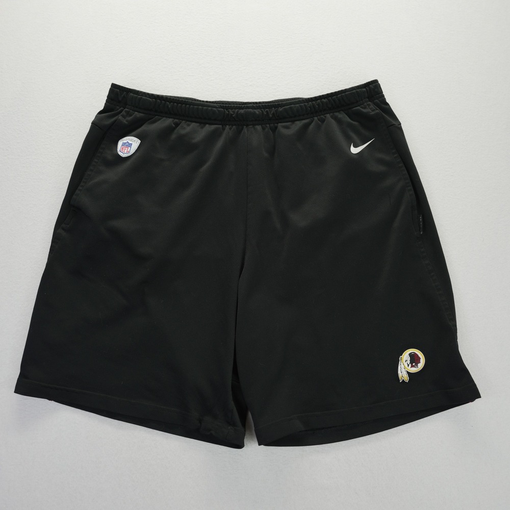 Nike Washington Redskins NFL Equipment On-Field Shorts Black Mens Large